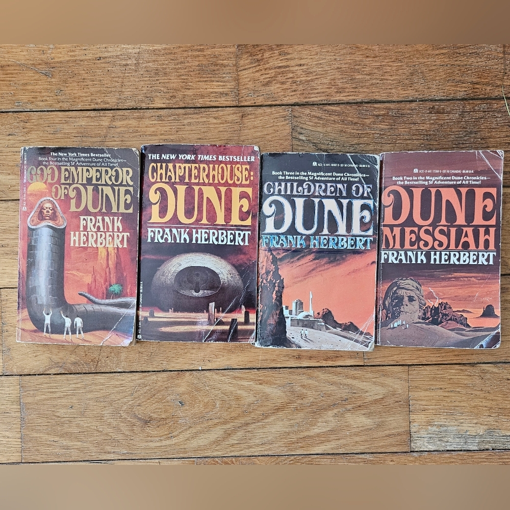 Vintage Dune Paperback Books